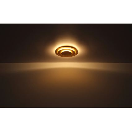 Globo - LED stropna svetilka LED/18W/230V 3000K, premer 18 cm, zlata