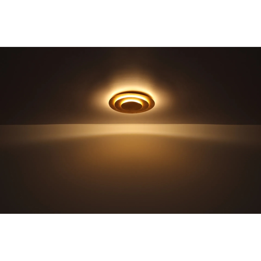 Globo - LED stropna svetilka LED/18W/230V 3000K, premer 18 cm, zlata