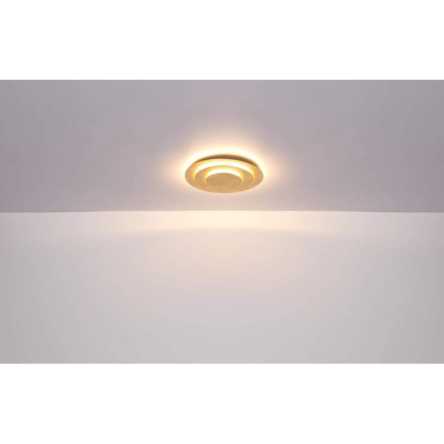 Globo - LED stropna svetilka LED/18W/230V 3000K, premer 18 cm, zlata