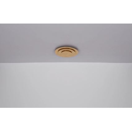 Globo - LED stropna svetilka LED/18W/230V 3000K, premer 18 cm, zlata