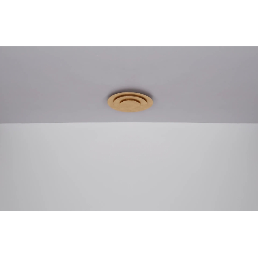 Globo - LED stropna svetilka LED/18W/230V 3000K, premer 18 cm, zlata