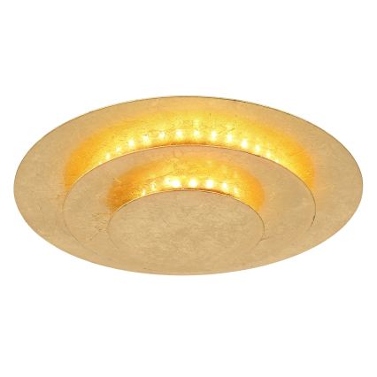 Globo - LED stropna svetilka LED/18W/230V 3000K, premer 18 cm, zlata