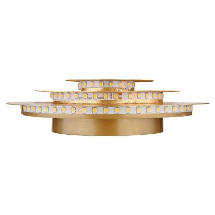 Globo - LED stropna svetilka LED/18W/230V 3000K, premer 18 cm, zlata