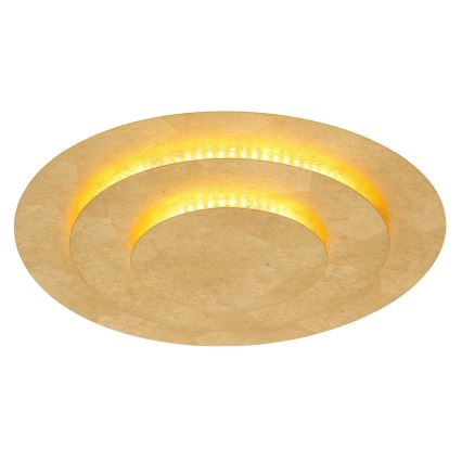 Globo - LED stropna svetilka, 24 W, 230 V, 3000 K, premer 35 cm, zlata