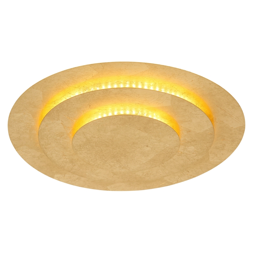 Globo - LED stropna svetilka, 24 W, 230 V, 3000 K, premer 35 cm, zlata