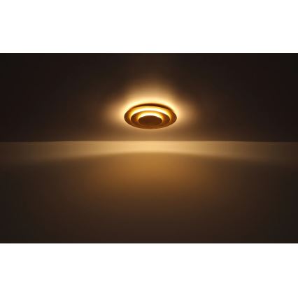 Globo - LED stropna svetilka LED/40W/230V 3000K, premer 49 cm, zlata