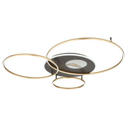 Globo - LED Zatemnitvena stropna svetilka LED/70W/230V 2700-6500K zlata + Daljinski upravljalnik