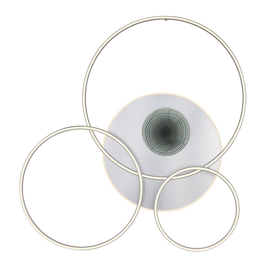 Globo - zatemnjevalna stropna LED svetilka LED/70W/230V 2700-6500K matni krom + daljinski upravljalnik