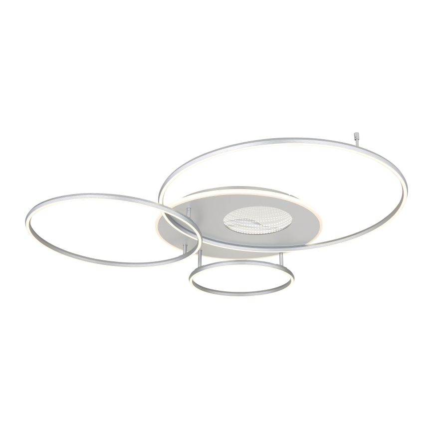 Globo - LED Zatemnitvena stropna svetilka LED/70W/230V 2700-6500K mat krom + Daljinski upravljalnik