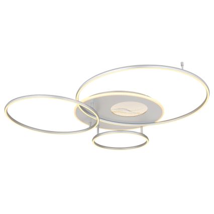 Globo - LED Zatemnitvena stropna svetilka LED/70W/230V 2700-6500K mat krom + Daljinski upravljalnik