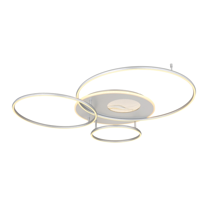 Globo - LED Zatemnitvena stropna svetilka LED/70W/230V 2700-6500K mat krom + Daljinski upravljalnik