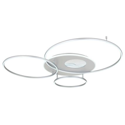 Globo - LED Zatemnitvena stropna svetilka LED/70W/230V 2700-6500K mat krom + Daljinski upravljalnik