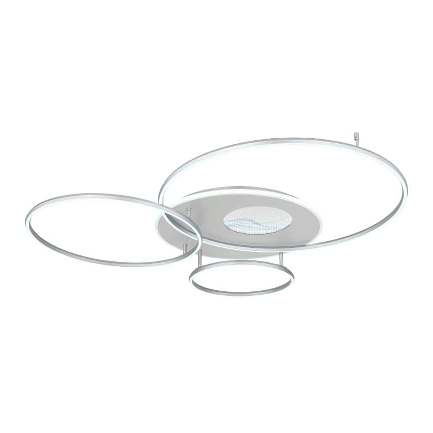 Globo - LED Zatemnitvena stropna svetilka LED/70W/230V 2700-6500K mat krom + Daljinski upravljalnik