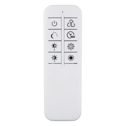 Globo - LED Zatemnitvena stropna svetilka LED/70W/230V 2700-6500K mat krom + Daljinski upravljalnik