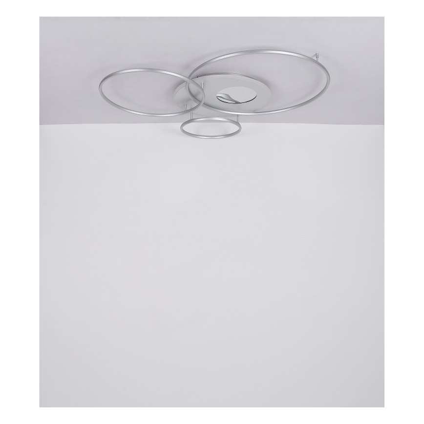 Globo - LED Zatemnitvena stropna svetilka LED/70W/230V 2700-6500K mat krom + Daljinski upravljalnik