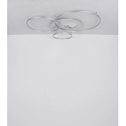 Globo - LED stropna svetilka z možnostjo zatemnitve LED/70W/230V 2700-6500K Wi-Fi Tuya matni krom + daljinski upravljalnik