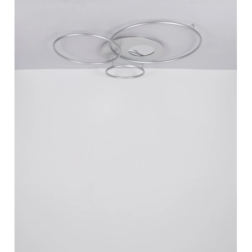 Globo - LED stropna svetilka z možnostjo zatemnitve LED/70W/230V 2700-6500K Wi-Fi Tuya matni krom + daljinski upravljalnik