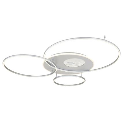 Globo - LED stropna svetilka z možnostjo zatemnitve LED/70W/230V 2700-6500K Wi-Fi Tuya matni krom + daljinski upravljalnik