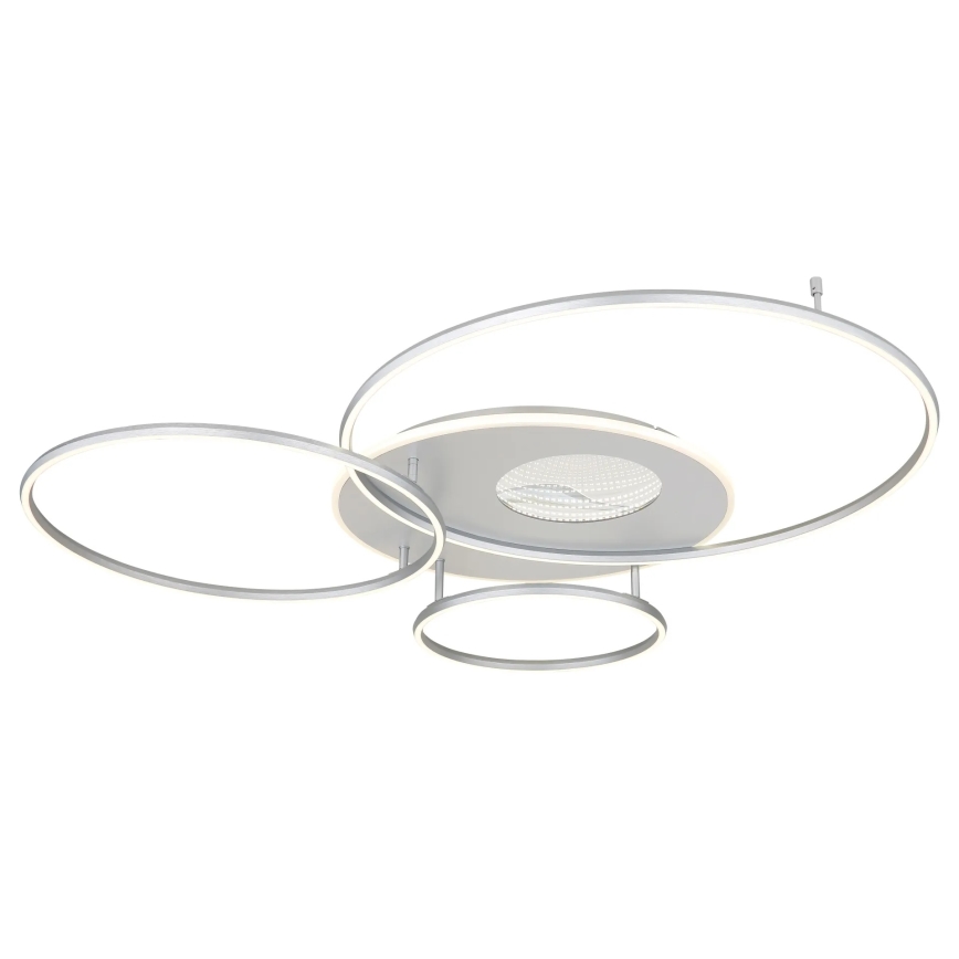 Globo - LED stropna svetilka z možnostjo zatemnitve LED/70W/230V 2700-6500K Wi-Fi Tuya matni krom + daljinski upravljalnik