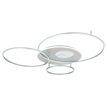 Globo - LED stropna svetilka z možnostjo zatemnitve LED/70W/230V 2700-6500K Wi-Fi Tuya matni krom + daljinski upravljalnik