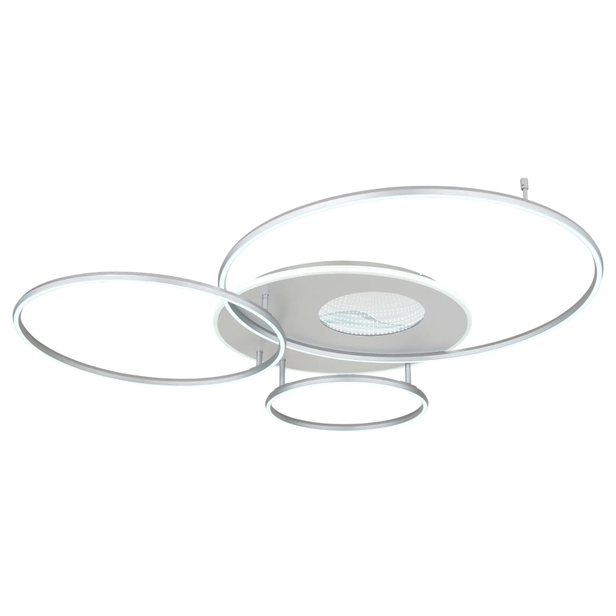 Globo - LED stropna svetilka z možnostjo zatemnitve LED/70W/230V 2700-6500K Wi-Fi Tuya matni krom + daljinski upravljalnik
