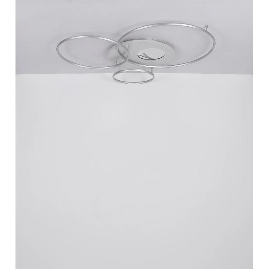 Globo - LED zatemnjiva stropna svetilka LED/70W/230V 2700-6500K Wi-Fi Tuya mat krom + daljinski upravljalnik