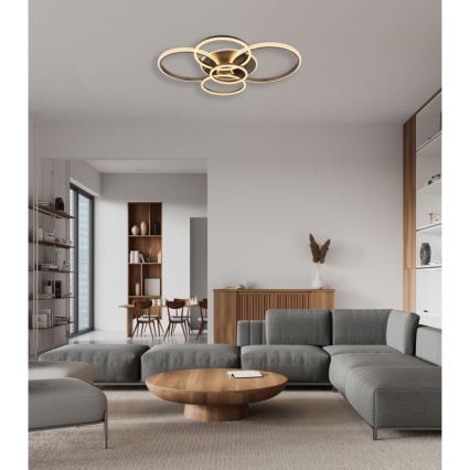 Globo - LED Stropna svetilka LED/70W/230V 3000K 88x110 cm antracit