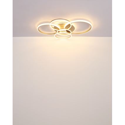 Globo - LED Stropna svetilka LED/70W/230V 3000K 88x110 cm bež