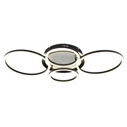 Globo - LED stropna svetilka LED/40W/230V 4000K 72x52 cm črna