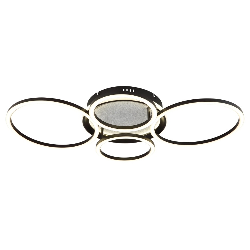 Globo - LED stropna svetilka LED/40W/230V 4000K 72x52 cm črna