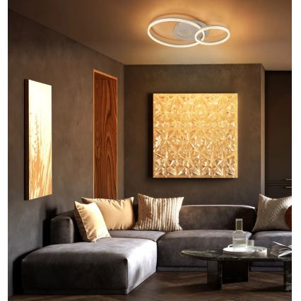 Globo - LED stropno svetilo LED/30W/230V 3000K 70x50 cm bež