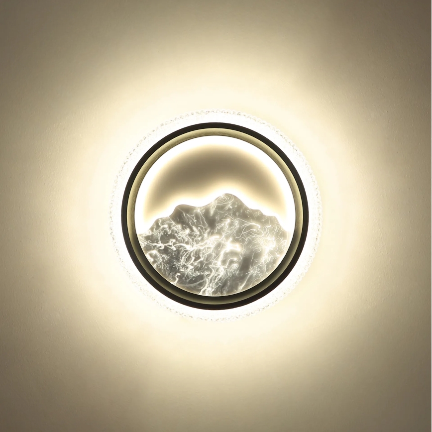 Globo - LED stropna svetilka LED/28W/230V 3000/4200/6000K premer 39,5 cm srebrna