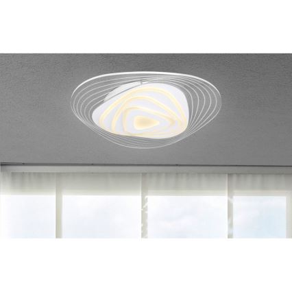 Globo - LED zatemnilna stropna svetilka LED/40W/230V 3000-6500K 50,2x48,8 cm Wi-Fi Tuya + daljinski upravljalnik