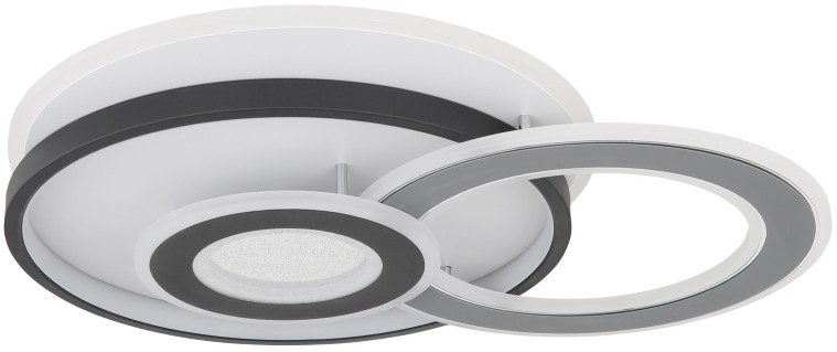 Globo 48552D4 - LED stropna svetilka BRIENNA LED/40W/230V 43x52 cm bela/siva