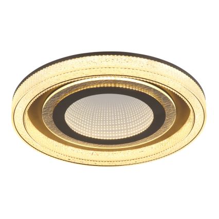 Globo - LED Zatemnitvena stropna svetilka LED/48W/230V 2700-6000K pr. 48 cm antracit + Daljinski upravljalnik