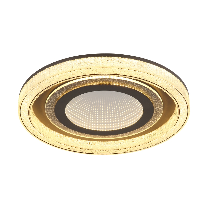 Globo - LED Zatemnitvena stropna svetilka LED/48W/230V 2700-6000K pr. 48 cm antracit + Daljinski upravljalnik