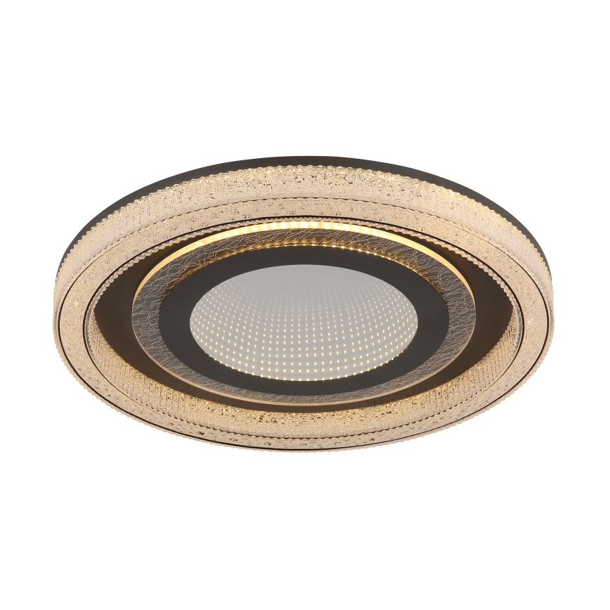 Globo - LED Zatemnitvena stropna svetilka LED/48W/230V 2700-6000K pr. 48 cm antracit + Daljinski upravljalnik
