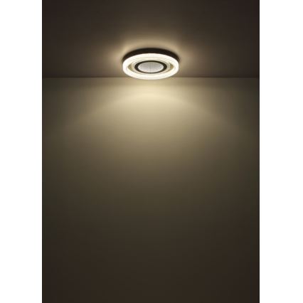 Globo - LED Zatemnitvena stropna svetilka LED/48W/230V 2700-6000K pr. 48 cm antracit + Daljinski upravljalnik