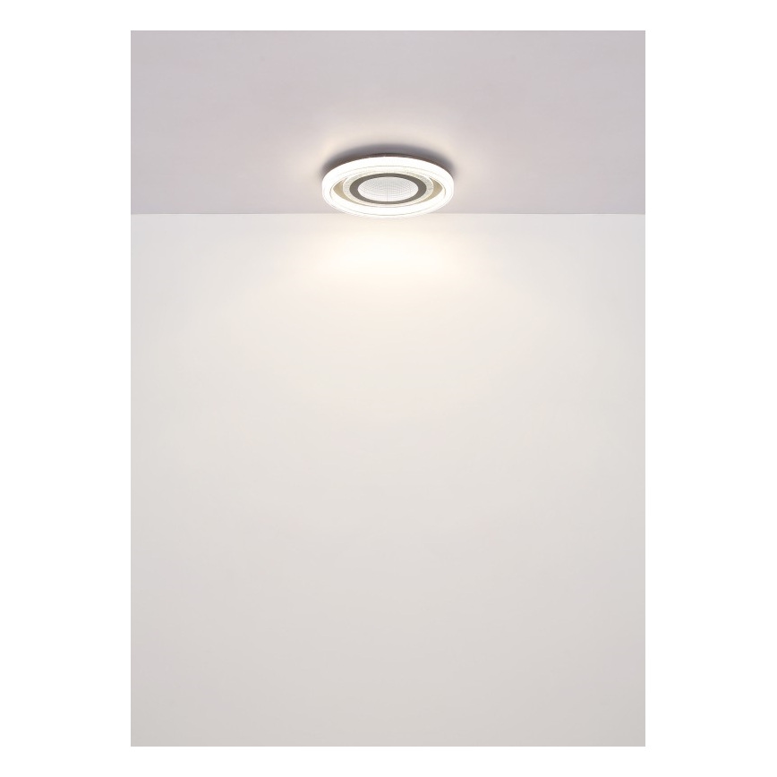 Globo - LED Zatemnitvena stropna svetilka LED/48W/230V 2700-6000K pr. 48 cm antracit + Daljinski upravljalnik