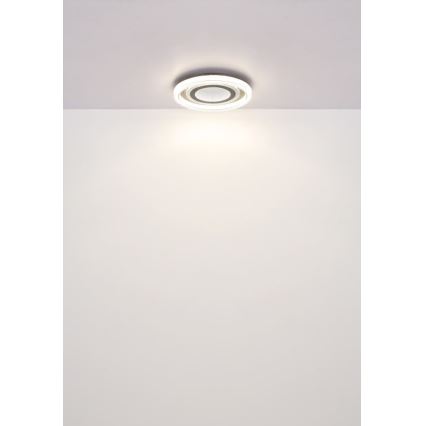 Globo - LED Zatemnitvena stropna svetilka LED/48W/230V 2700-6000K pr. 48 cm bela + Daljinski upravljalnik