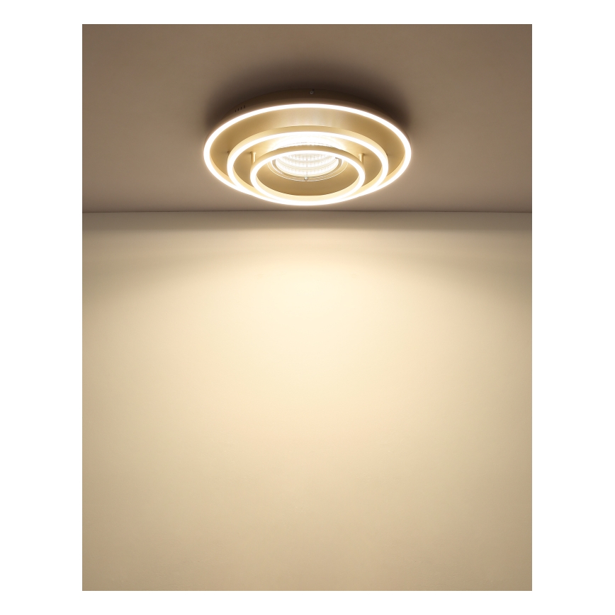 Globo - LED stropno svetilo LED/40W/230V 3000/4000/6000K, premer 51 cm, bež
