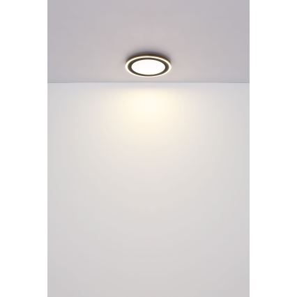 Globo - LED Stropna svetilka LED/24W/230V 4000K pr. 34 cm črna