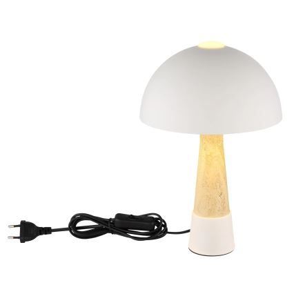 Globo - Namizna svetilka 1xE27ILLU/40W/230V kremna