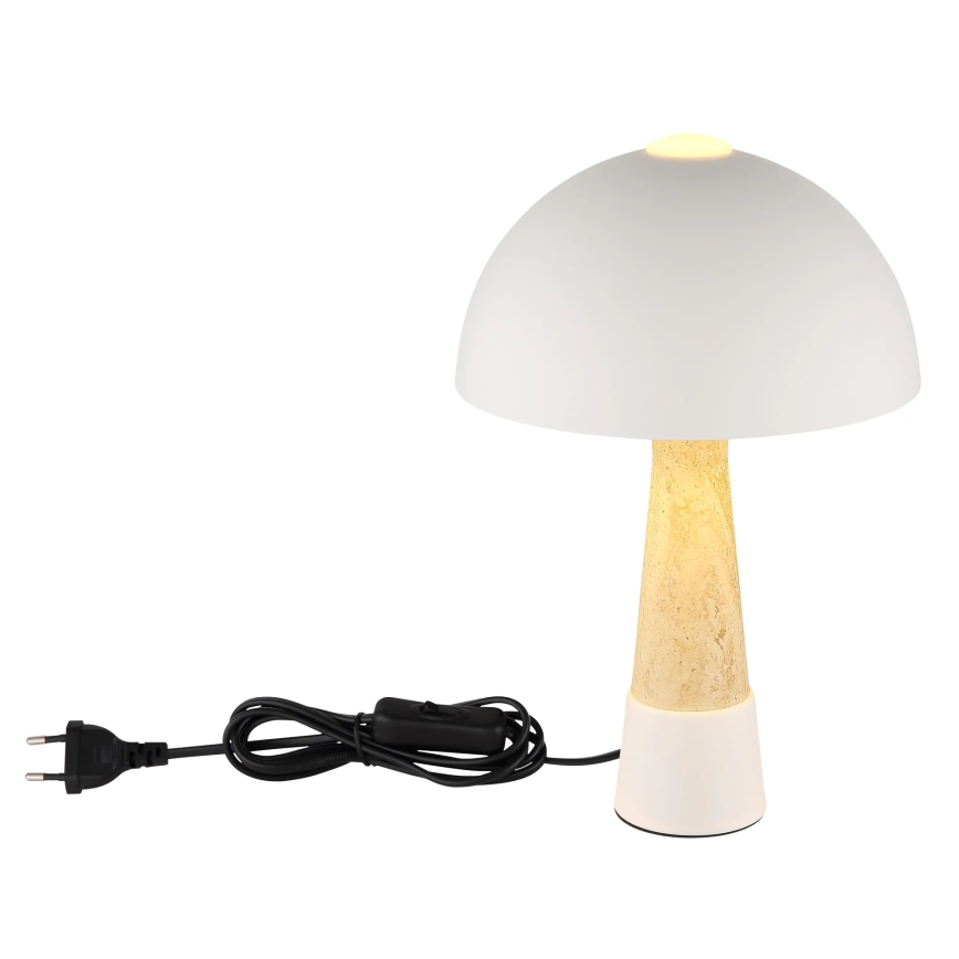 Globo - Namizna svetilka 1xE27ILLU/40W/230V kremna