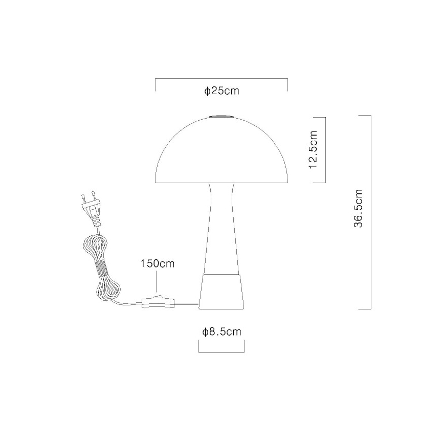 Globo - Namizna svetilka 1xE27ILLU/40W/230V zelena