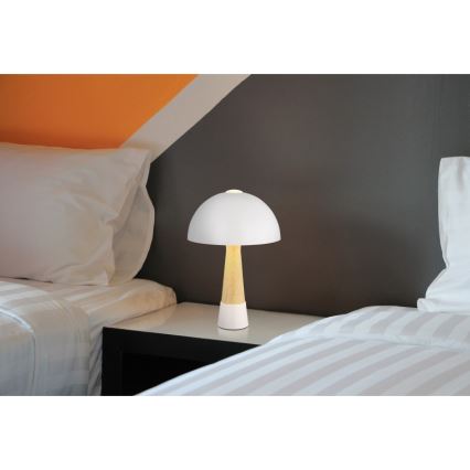 Globo - Namizna svetilka 1xE27ILLU/40W/230V bela