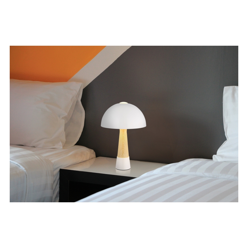 Globo - Namizna svetilka 1xE27ILLU/40W/230V bela