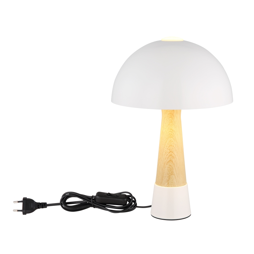Globo - Namizna svetilka 1xE27ILLU/40W/230V bela
