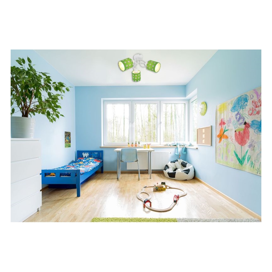 Globo 54009-3 - Otroški nadgradni lestenec LEMMI 3xE14/15W/230V