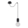 Globo 54030-1HLU - Viseči lestenec na kablu HERMINE 1xE27/60W/230V